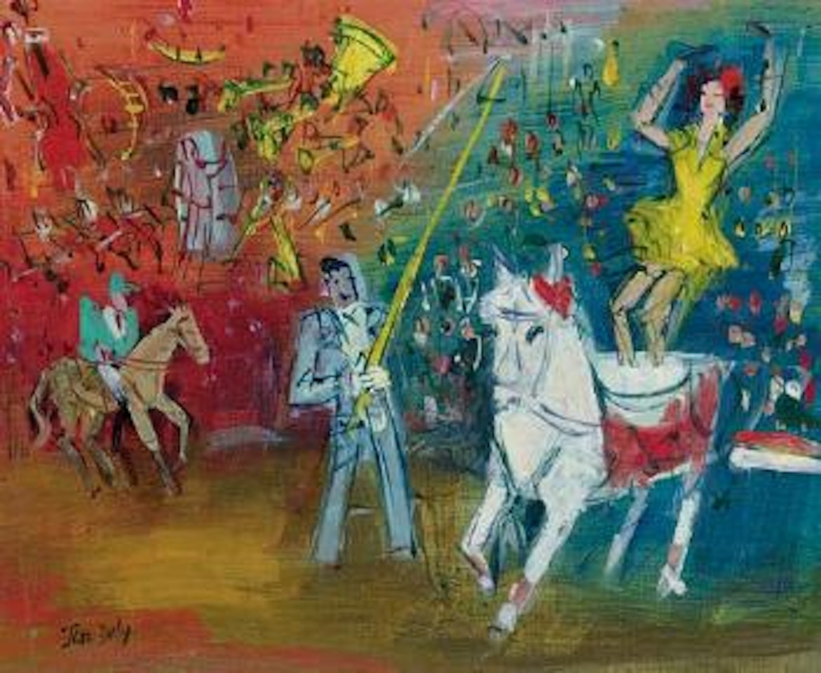 L'Écuyère à panneaux by Jean Dufy