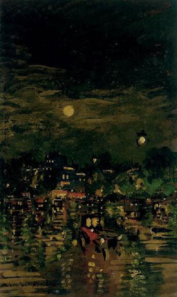 Paris at Night by Konstantin Alekseevich Korovin