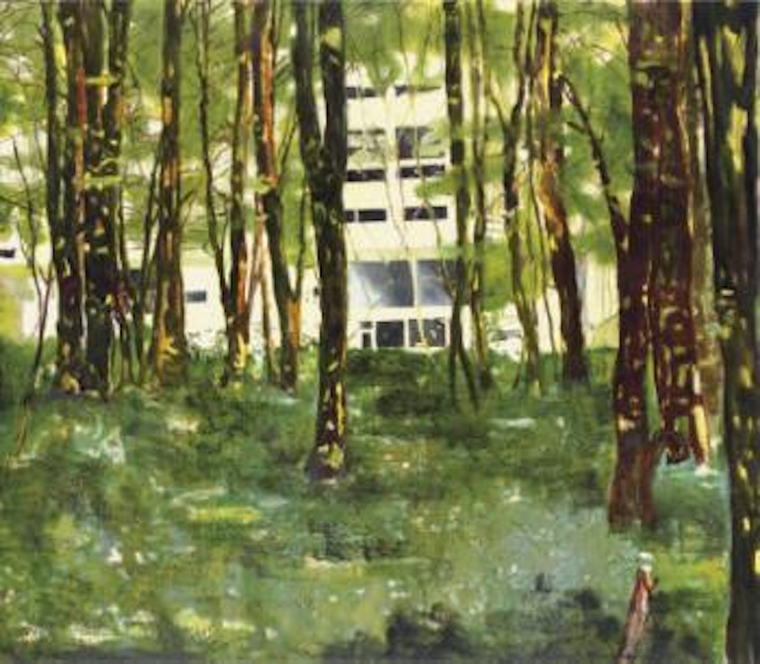 Concrete Cabin by Peter Doig