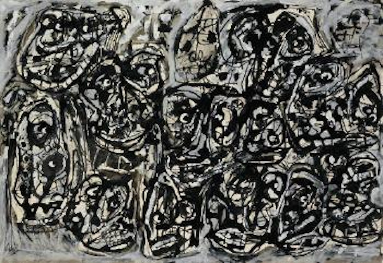 Foule by Antonio Saura