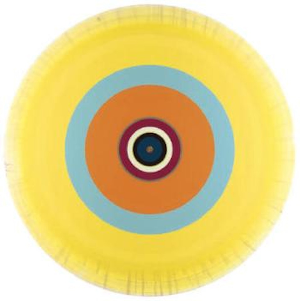 Gorgeous Concentric 60 Watt Painting by Damien Hirst