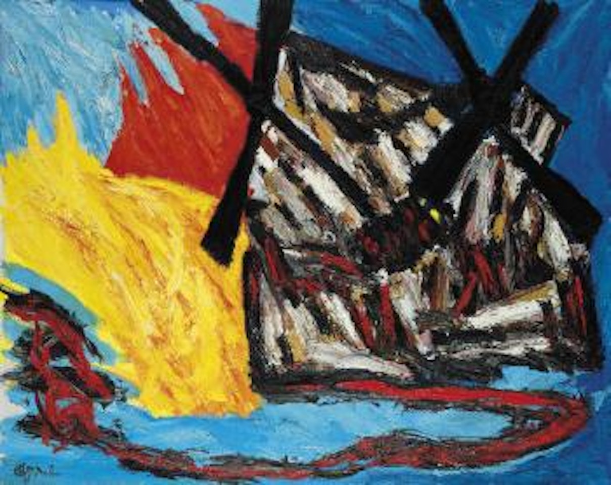 Windmills by Karel Appel