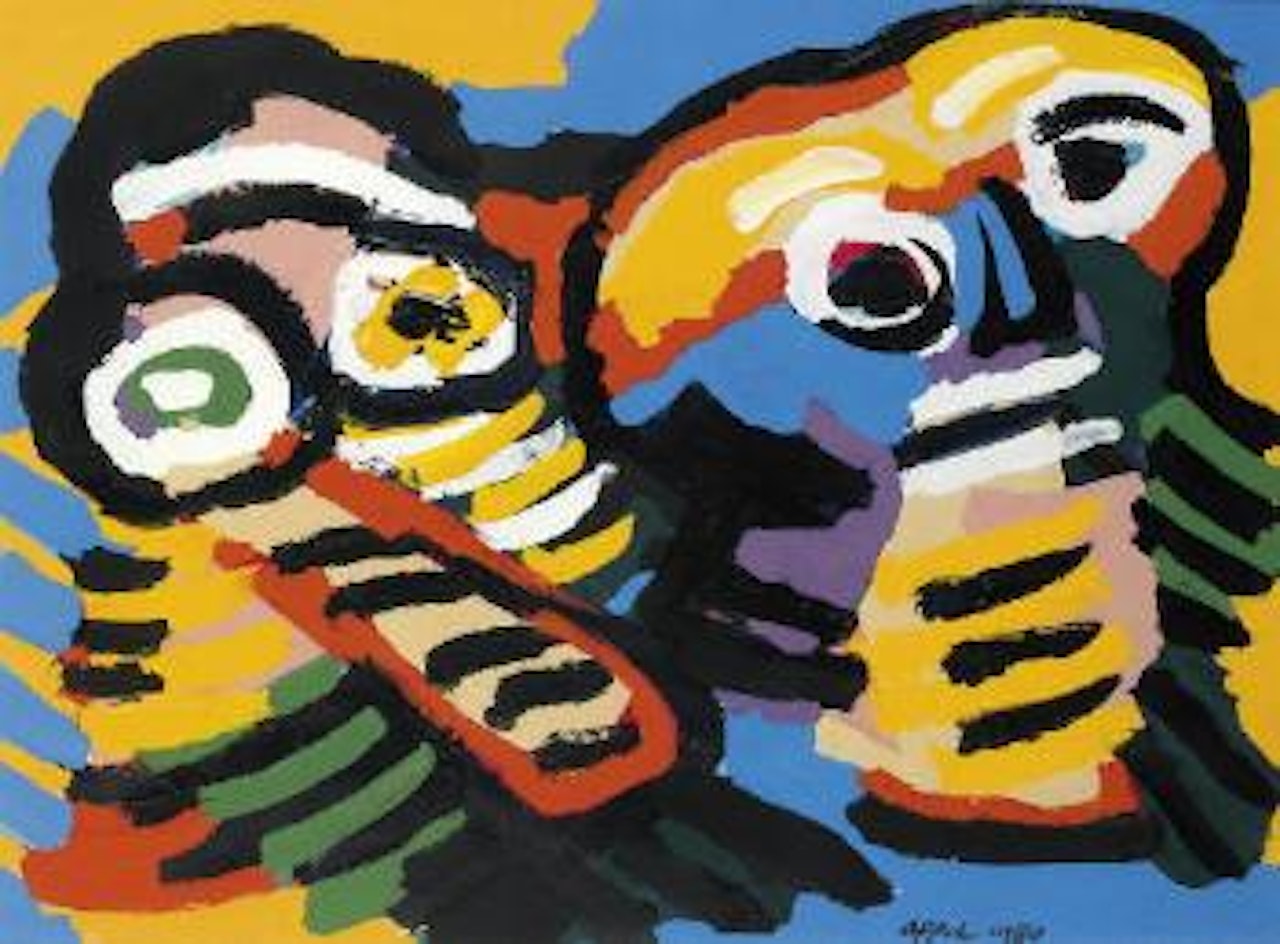 Victor et Victorine by Karel Appel