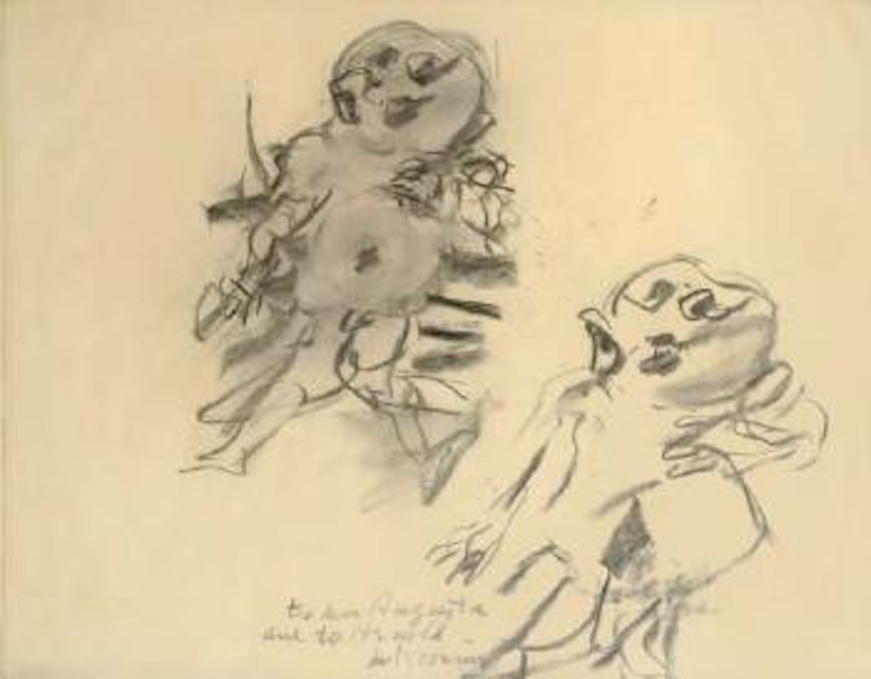 Untitled (two figures) by Willem de Kooning