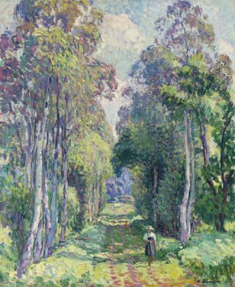 Pierrefonds, la promenade en forêt by Henri Lebasque