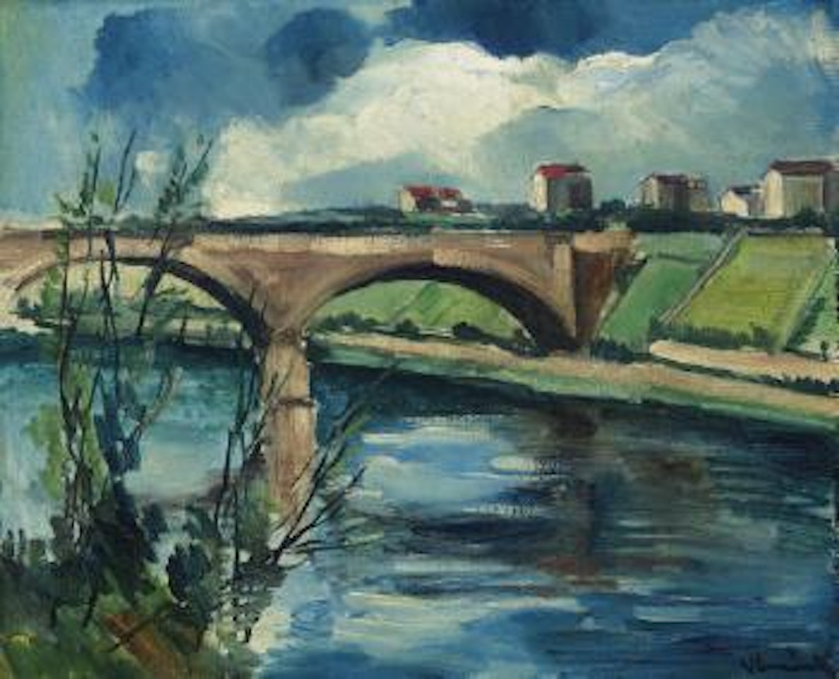 Le pont de Chatou by Maurice de Vlaminck