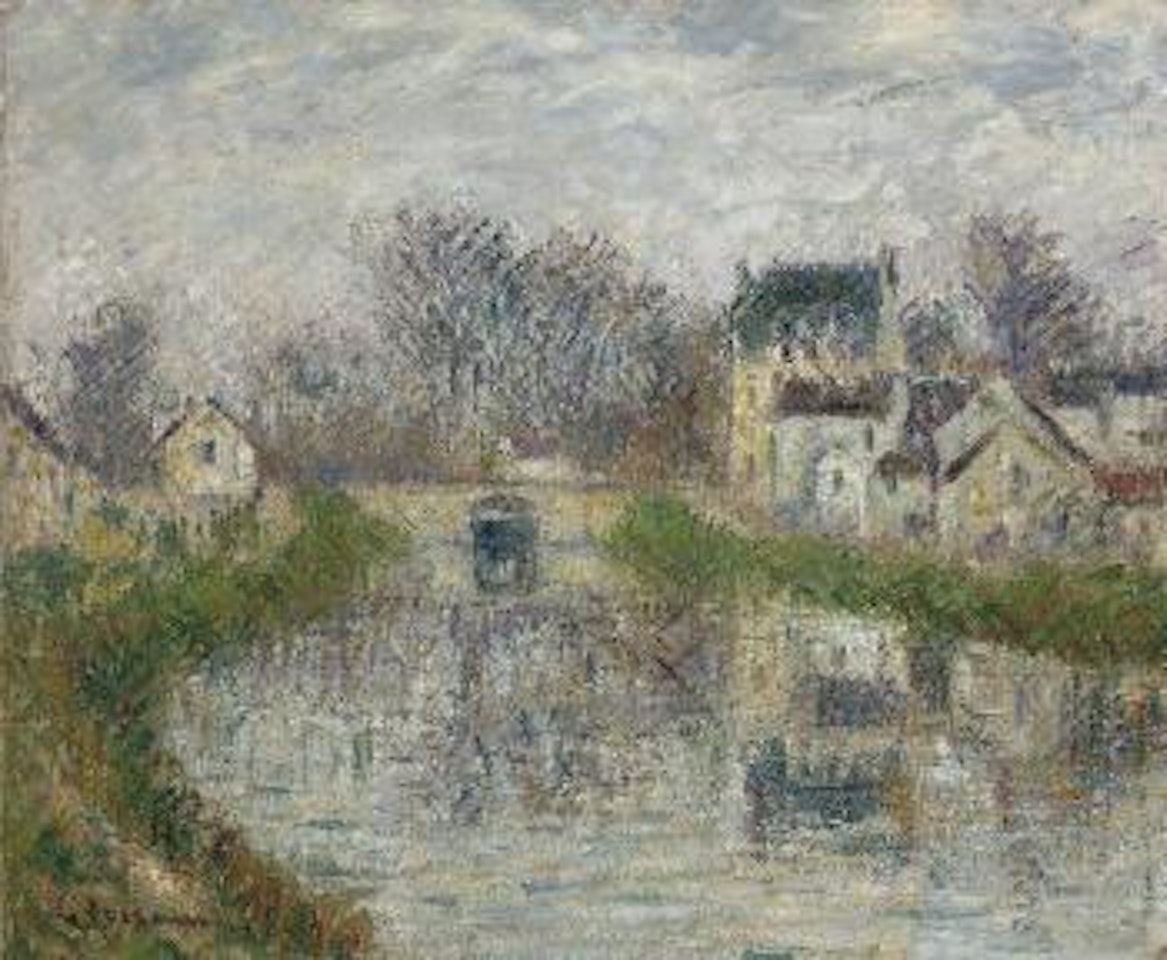Le canal à Moret by Gustave Loiseau