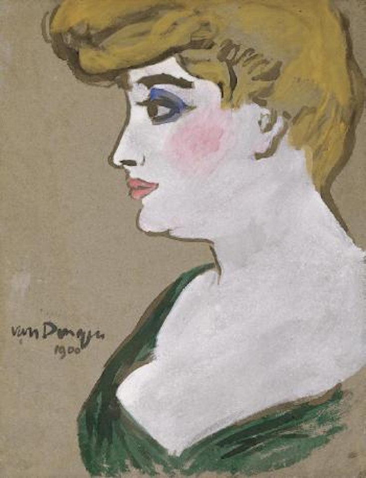 Portrait de femme by Kees van Dongen