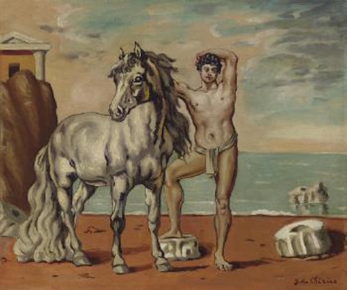 Cavallo e cavaliere by Giorgio de Chirico