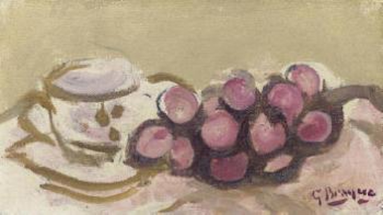 Tasse et raisins by Georges Braque