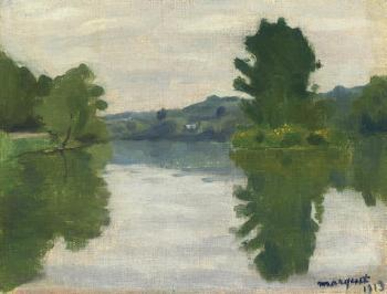 La Marne au parc Saint-Maur by Albert Marquet