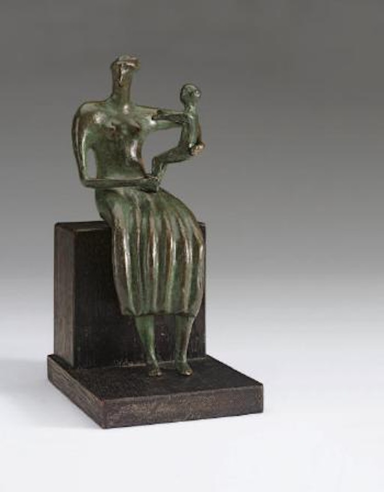 Mother and Child: Uncrossed Feet by Henry Moore