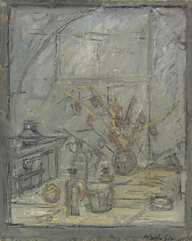 Nature morte aux fleurs by Alberto Giacometti