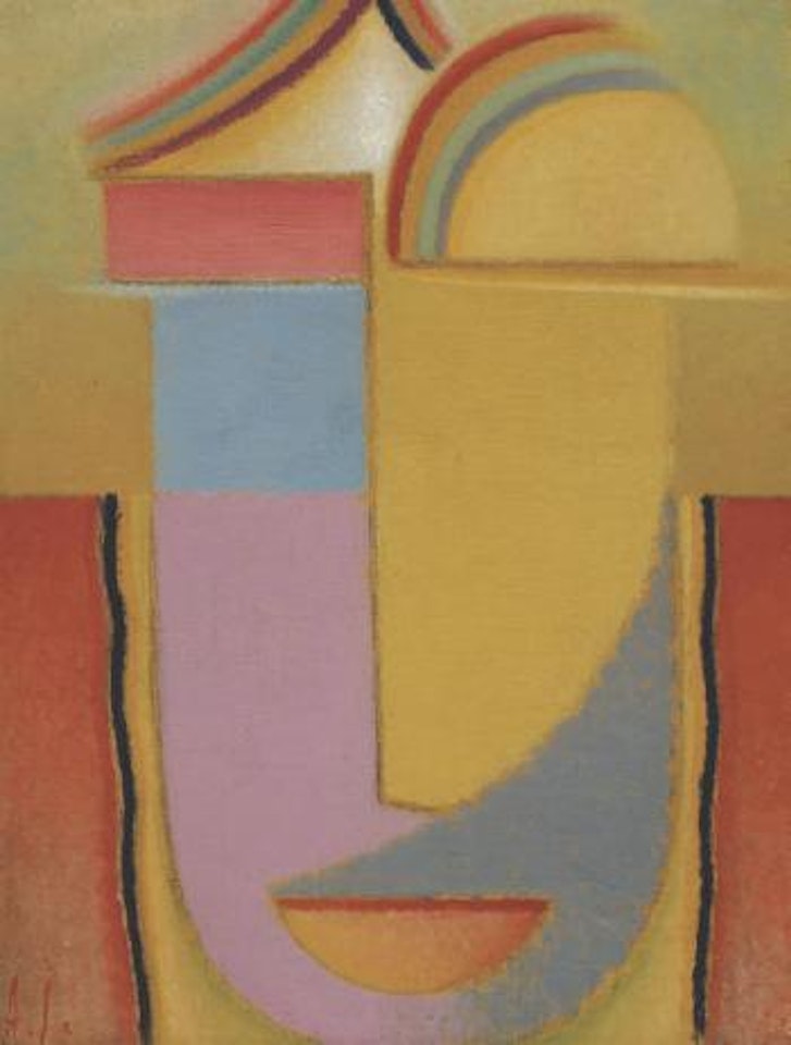 Abstrakter Kopf: Feierlich (Aufsteigend) by Alexej von Jawlensky