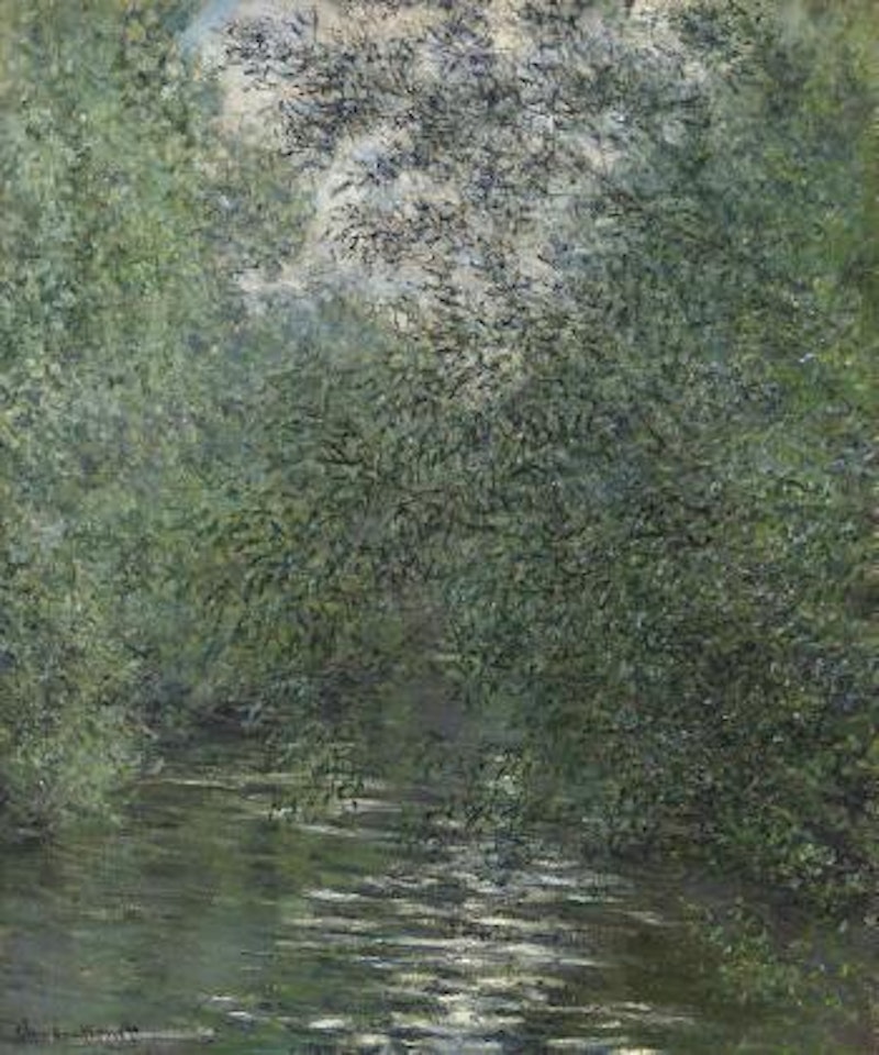 Le fleuve aux saules by Claude Monet