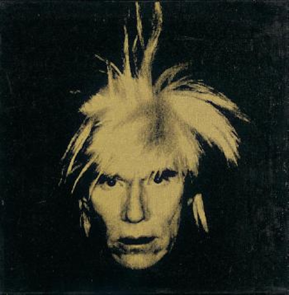 Self-portrait (Fright Wig) by Andy Warhol