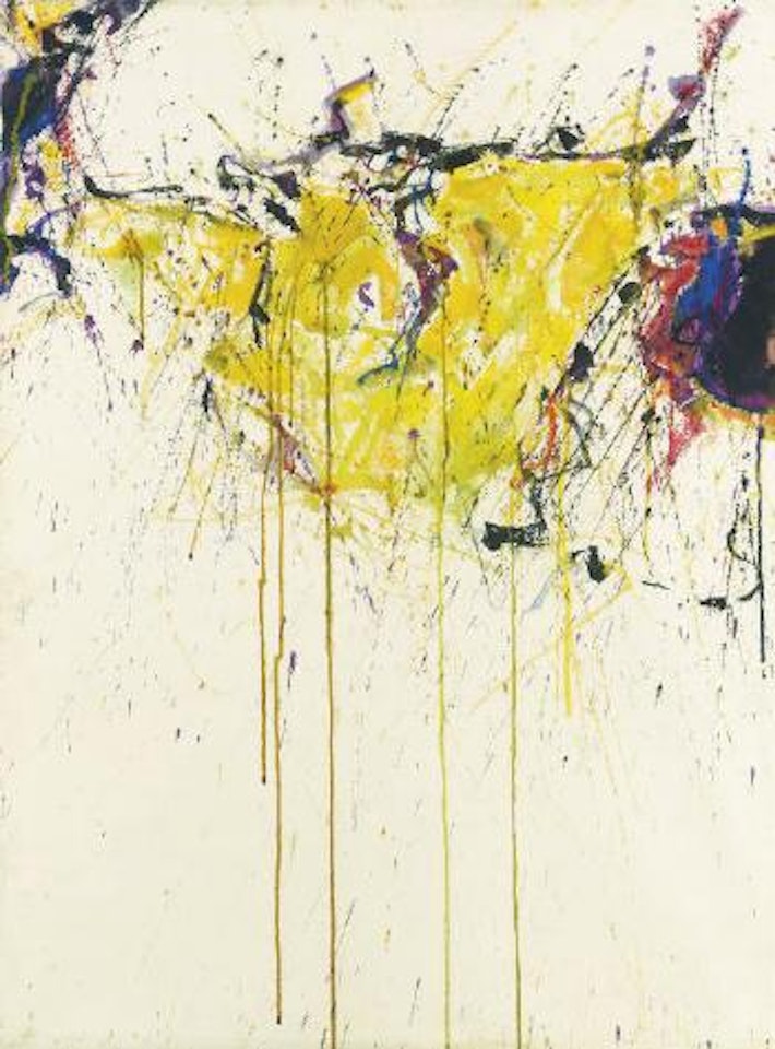 Composition, Yellow and Purple by Sam Francis