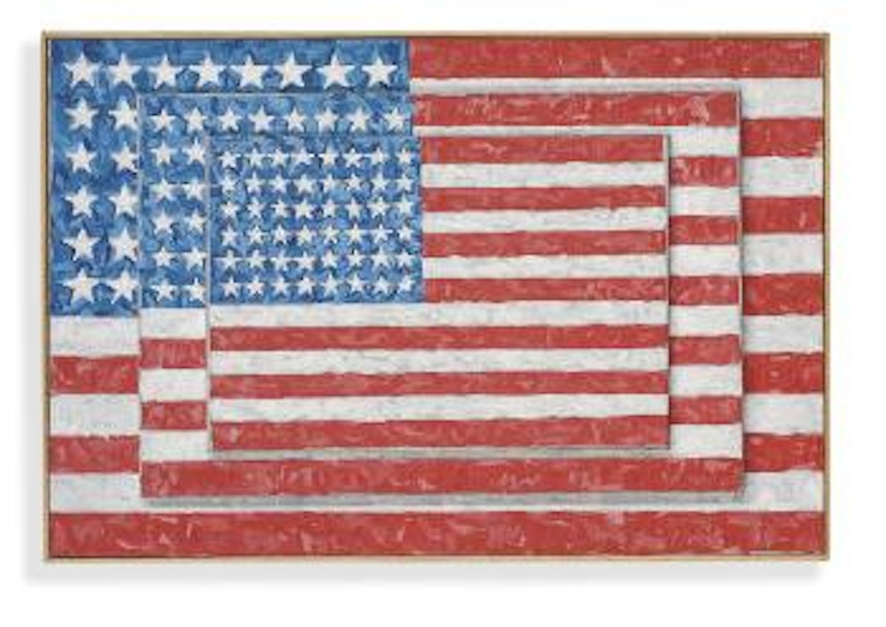 Jasper Johns (Three Flags), 1958 by Richard Pettibone