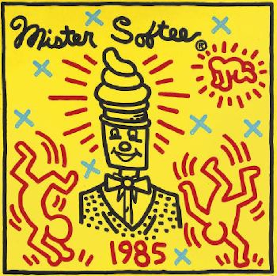 Untitled (Mr. Softee) by Keith Haring