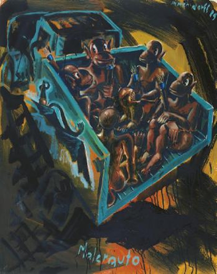 Malerauto I by Jörg Immendorff