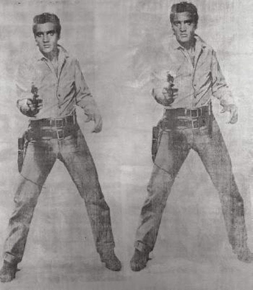 Elvis 2 Times by Andy Warhol