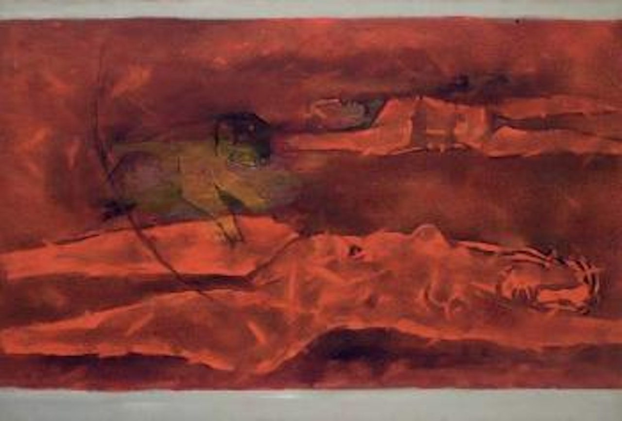 Untitled (Mustafa) by M.F. Husain