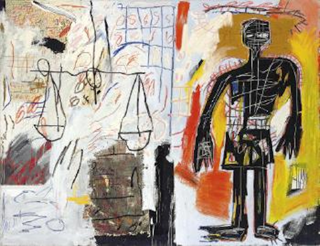 Untitled (Black Figure) by Jean-Michel Basquiat