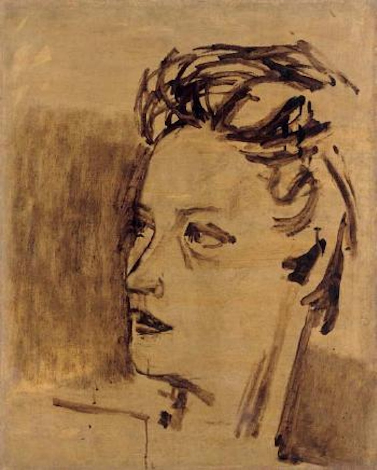 Portrait Maharani by M.F. Husain