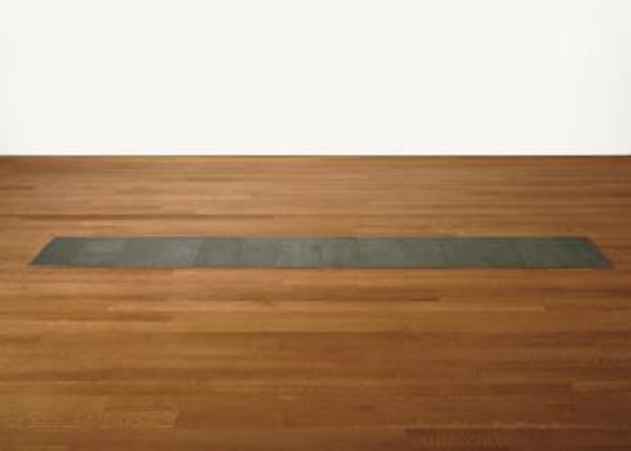 14 Rack Row by Carl Andre