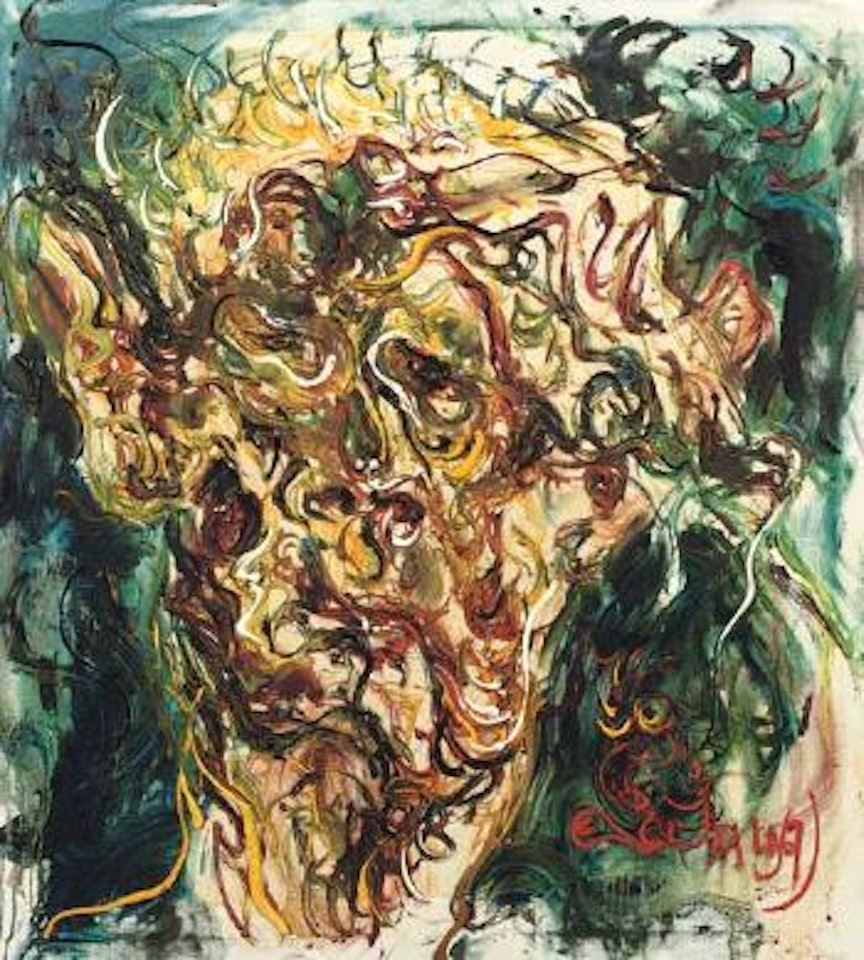 Ibu Saya - A portrait of the artist's mother by Affandi