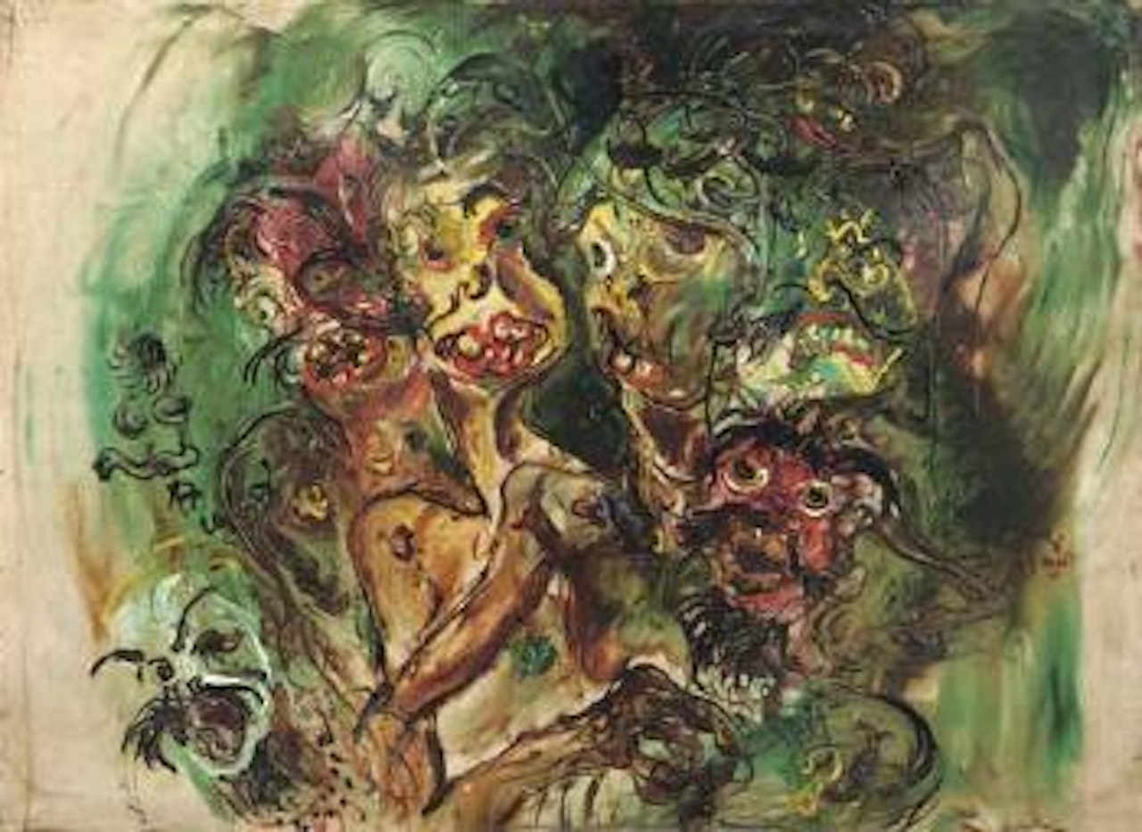 Topeng di Bali by Affandi