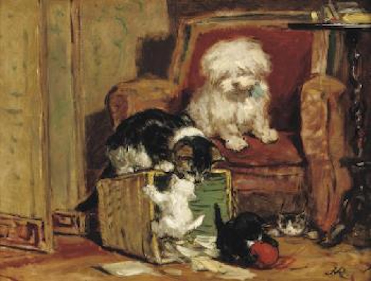 Playtime by Henriette Ronner-Knip