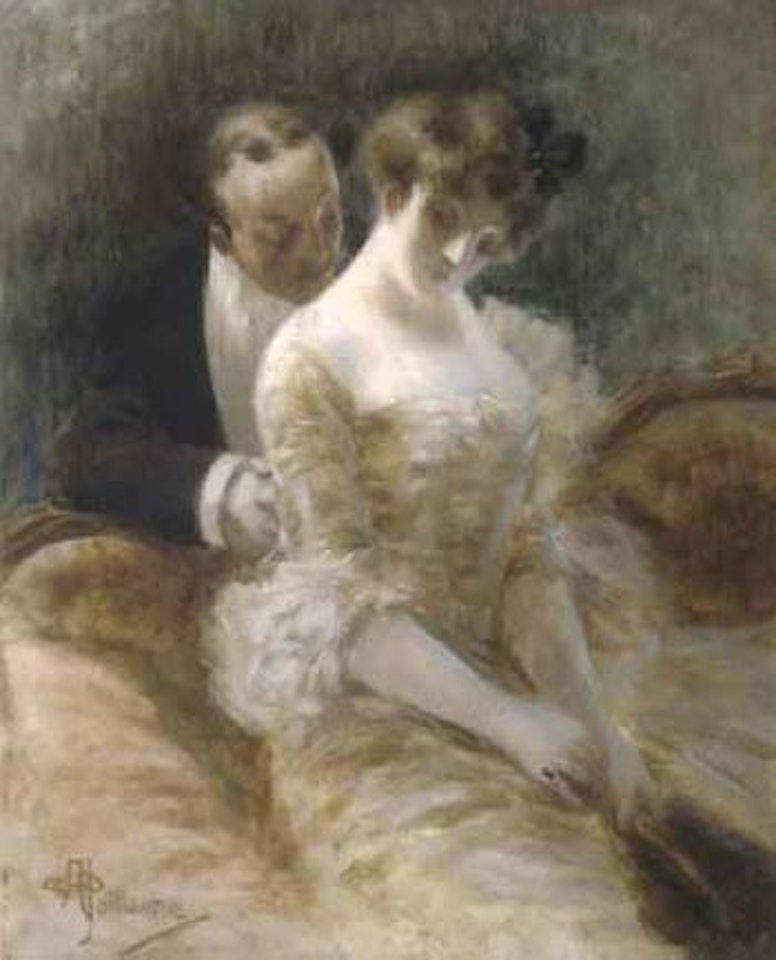 Le deshabillage by Albert Guillaume