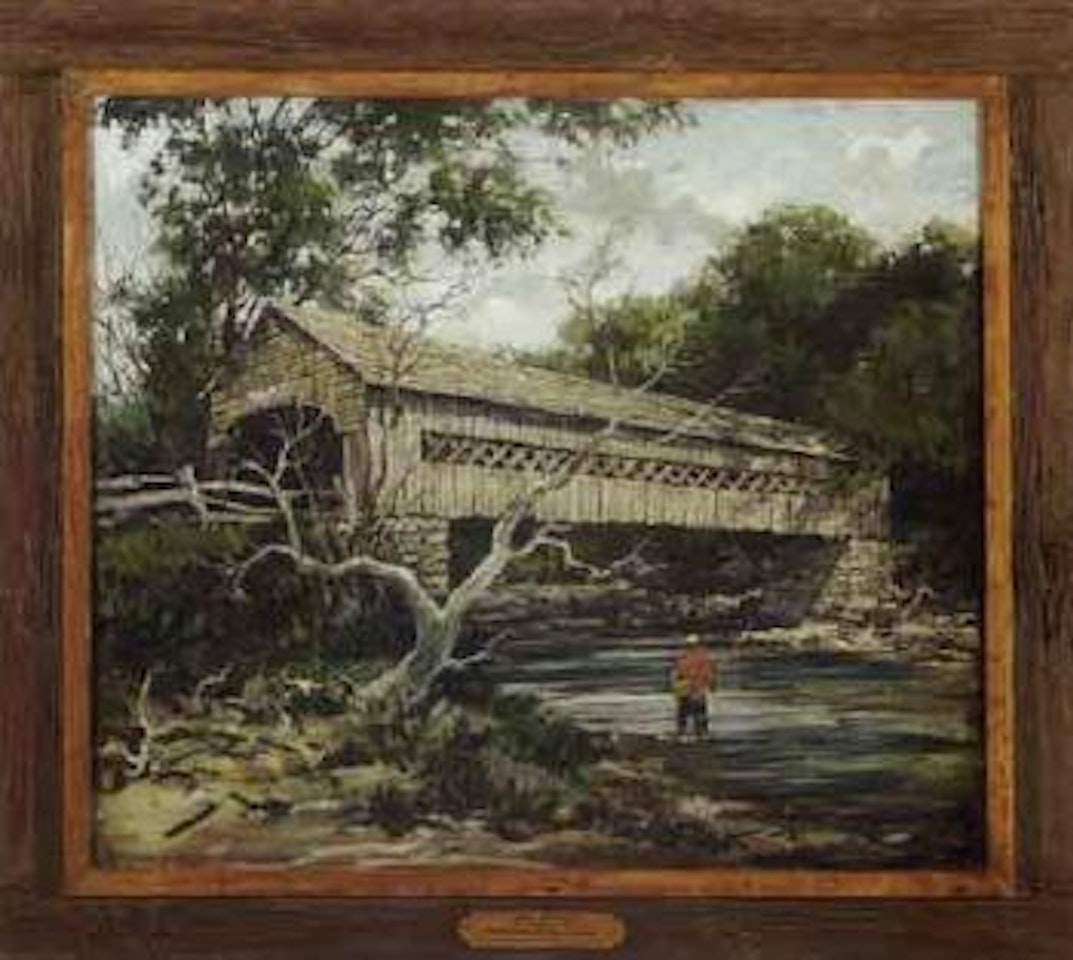 Pompanousuc bridge, Vermont by Eric Sloane