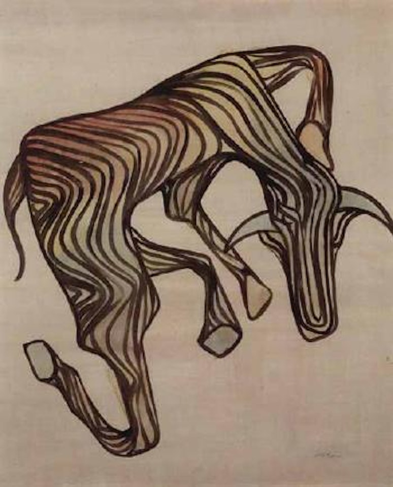 Drought carcass by Sidney Nolan