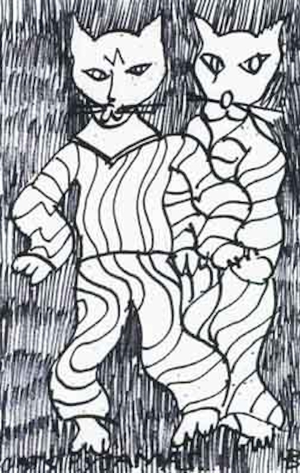 Cats pyjamas by Charles Blackman