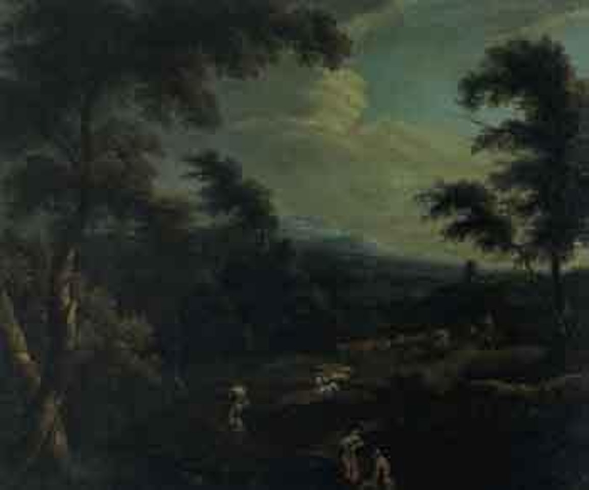 Landscape and figures by Thomas Gainsborough