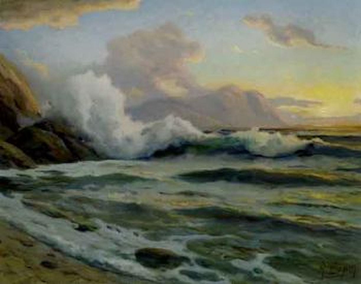 The surf, Southern California by Angel Espoy