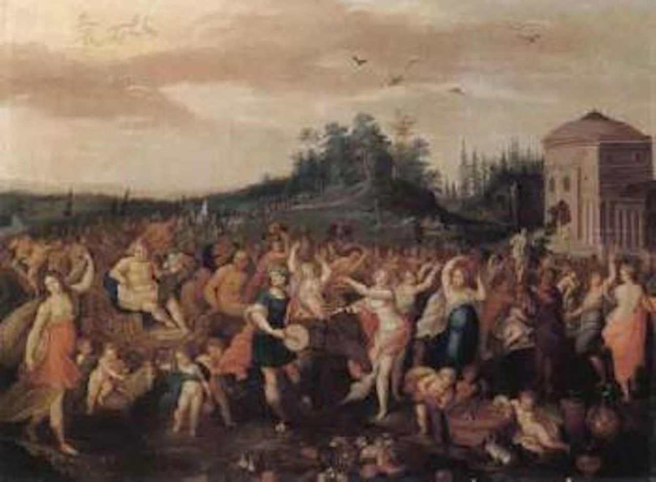 Bacchanal scene by Frans Francken II