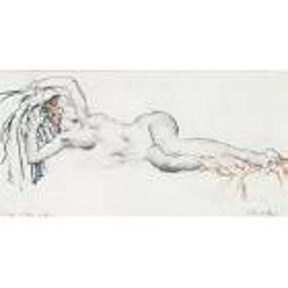 First study for 'Fleurs des dunes' by William Russell Flint