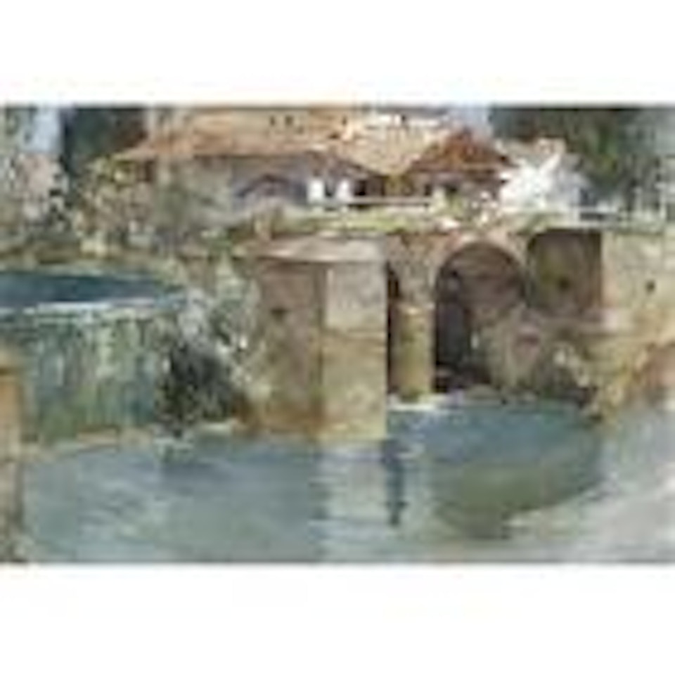 An ancient mill in Gascony by William Russell Flint