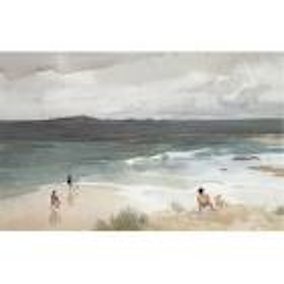 Clear beach by the Farnes by William Russell Flint