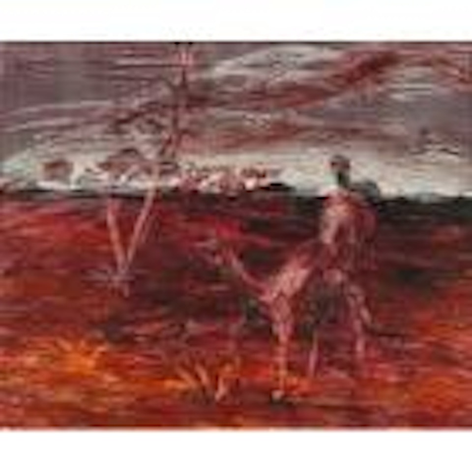 Burke and camel by Sidney Nolan