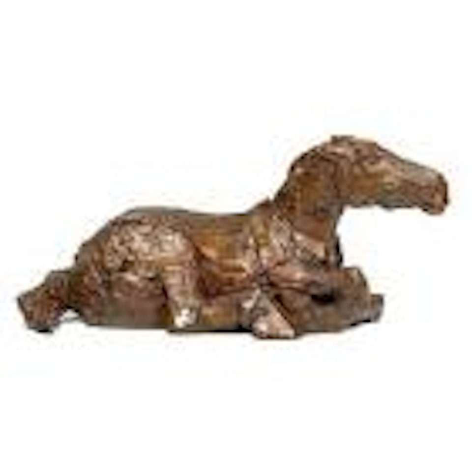 Horse in the rain VI by Elisabeth Frink