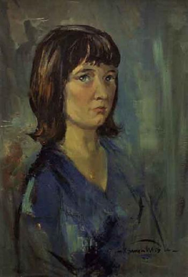 Girl in blue by Kenneth Webb
