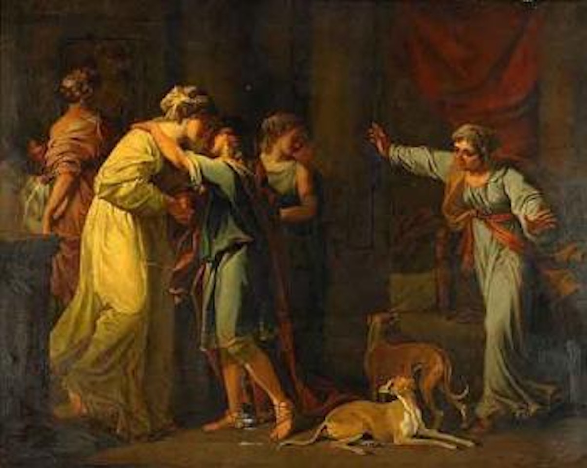Telemakus return by Angelica Kauffmann