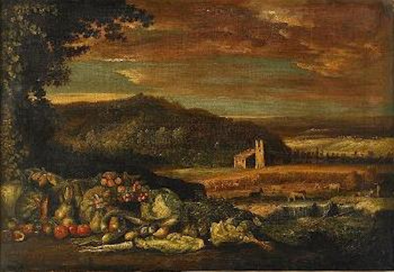 Harvest landscape by Jan Pauwel Gillemans