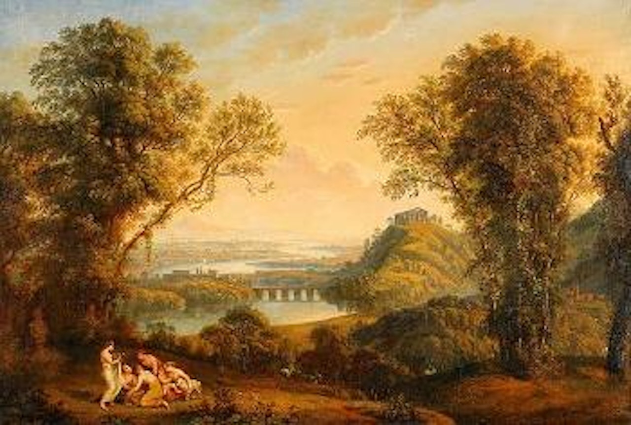 Pastoral landscape by Claude Lorrain