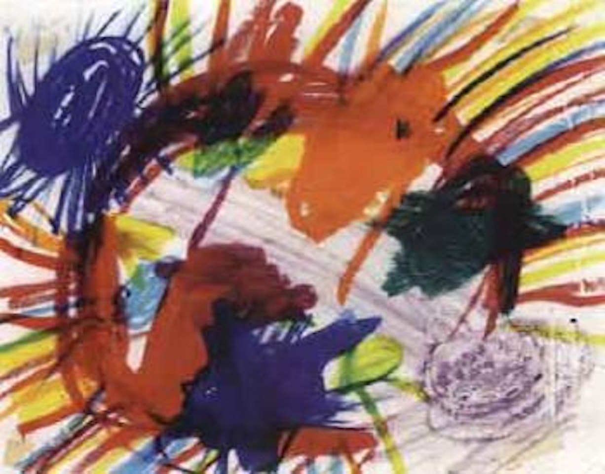 Composition by Walasse Ting