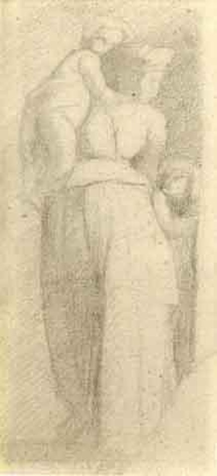 Femmes avec deux petits enfants by Edgar Degas